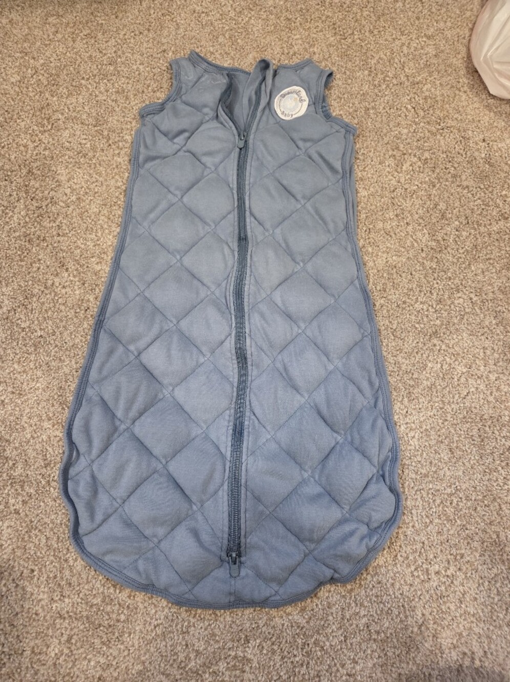 ​Dreamland Baby Weighted Sleep Sack 6-12 M Blue 1.0 TOG